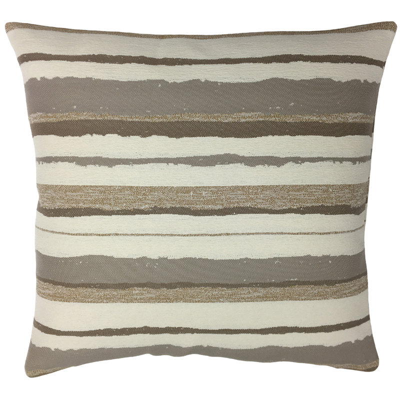  Coussin Feather, 22 po x 22 po, Gris
