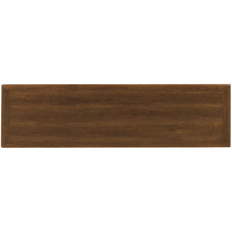 Commode à neuf tiroirs Driftwood, Brun