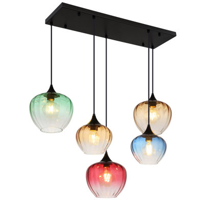 Dashira 5 - Light Matte Black Pendant