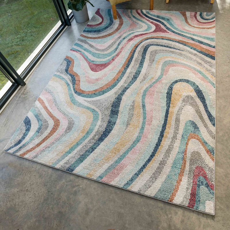 Bhawari Abstract Area Rug, Rectangle 160 x 230cm