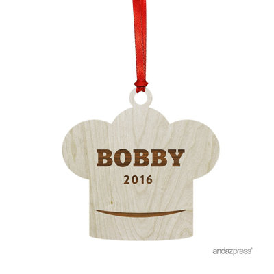 Wood Holiday Shaped Ornament