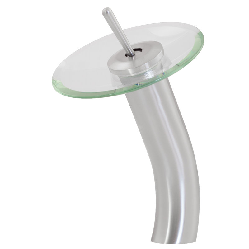 Robinet de salle de bain vasque, Nickel brossé