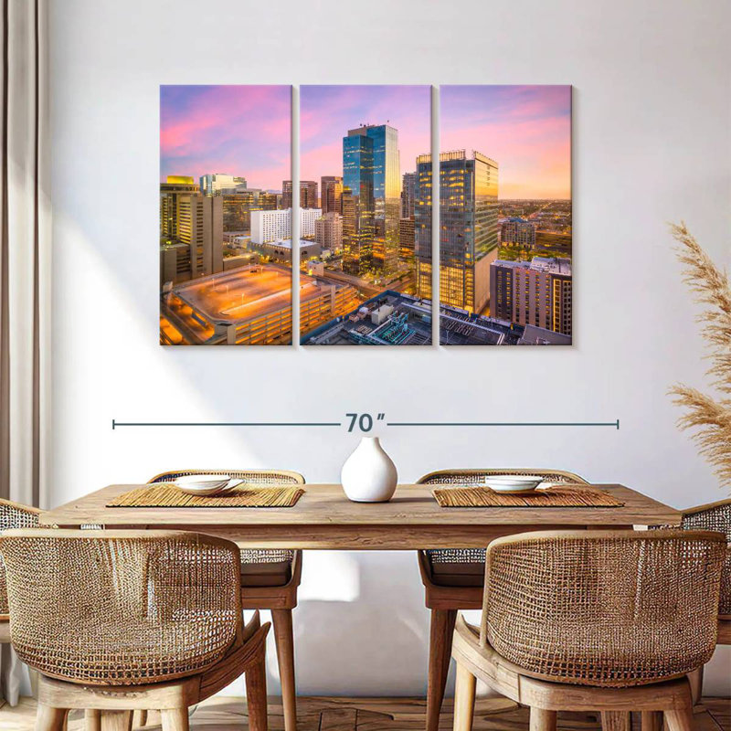 Nicci Phoenix Cityscape, 36" H x 57" W