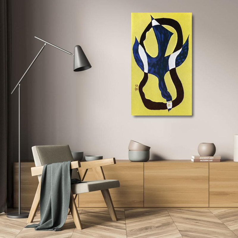 Oiseau Traversant Le Nuage, 1957, 24" H x 14" W