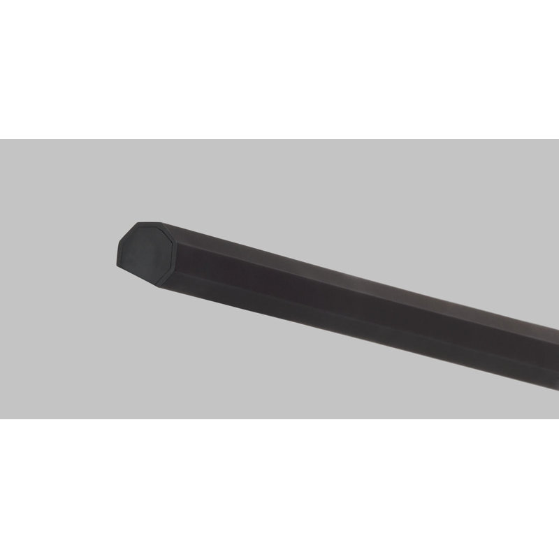 Plural Faceted Picture Light, Nightshade Black, 0.7" H x 30" W x 8.9" D, 20.8