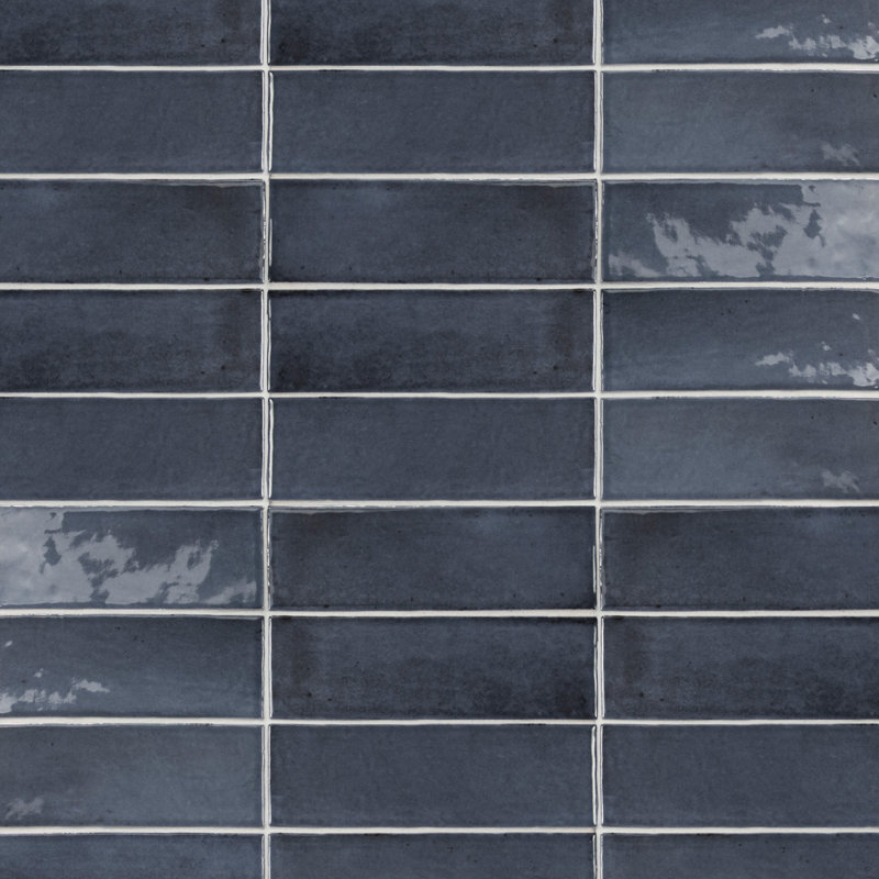 Carrelage mural en porcelaine Charm 2X6, Nuit bleue