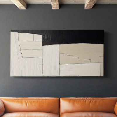 Abstrait, série 7 # Lxxxix - Toile tendue avec châssis