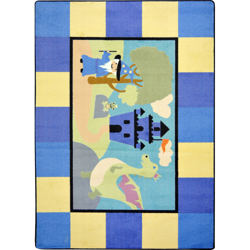 Tapis enfant Kid Essentials Lil 'Wizard, Rectangle 5 pi 4 po x 7 pi 8 po