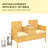 Patio Loveseat,Outdoor Patio Sofa