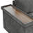 Grey L Shaped With Pull Out Function And Storage Sections Spacious Couch Bed - Fabric