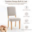 Chaise rembourrée moderne avec dossier sculpté en bois massif, chaise d'appoint Mid-Century pour salle à manger et cuisine-442385726