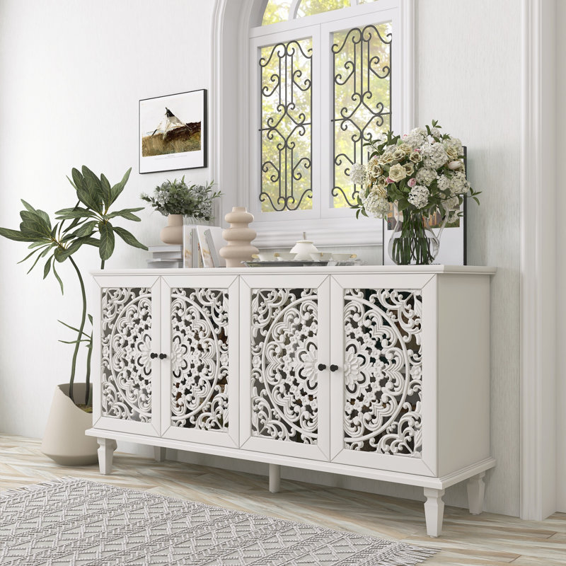Buffet 60 "Antivue, Blanc antique