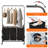 Fabric Fire Resistant Laundry Cart with Wheels