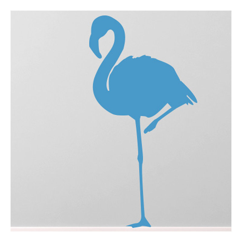 Animals Wall Decal, Blue, Large