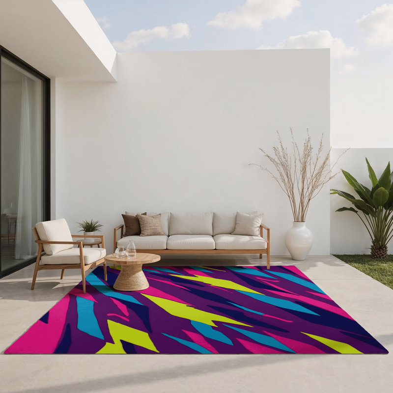 Tapis d'intérieur et d'extérieur Dynamo Fade, Rectangle 1 pi 6 po x 2 pi 6 po