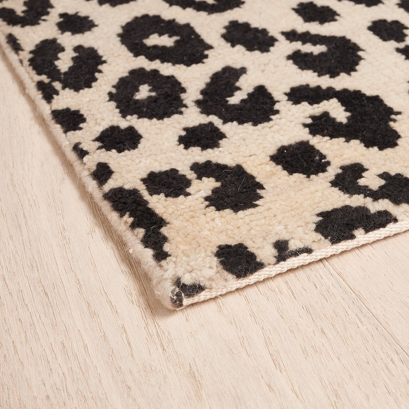 Iconic Leopard Hand-Knotted Rug, Rectangle 9' x 12'