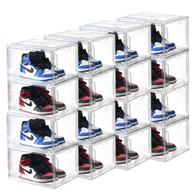 Rangement pour chaussures avec porte magnétique