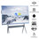 Tableau blanc interactif JYXCN 65 pouces, écran tactile double 4K UHD à écran tactile pour l'apprentissage, les réunions et l'affichage numérique