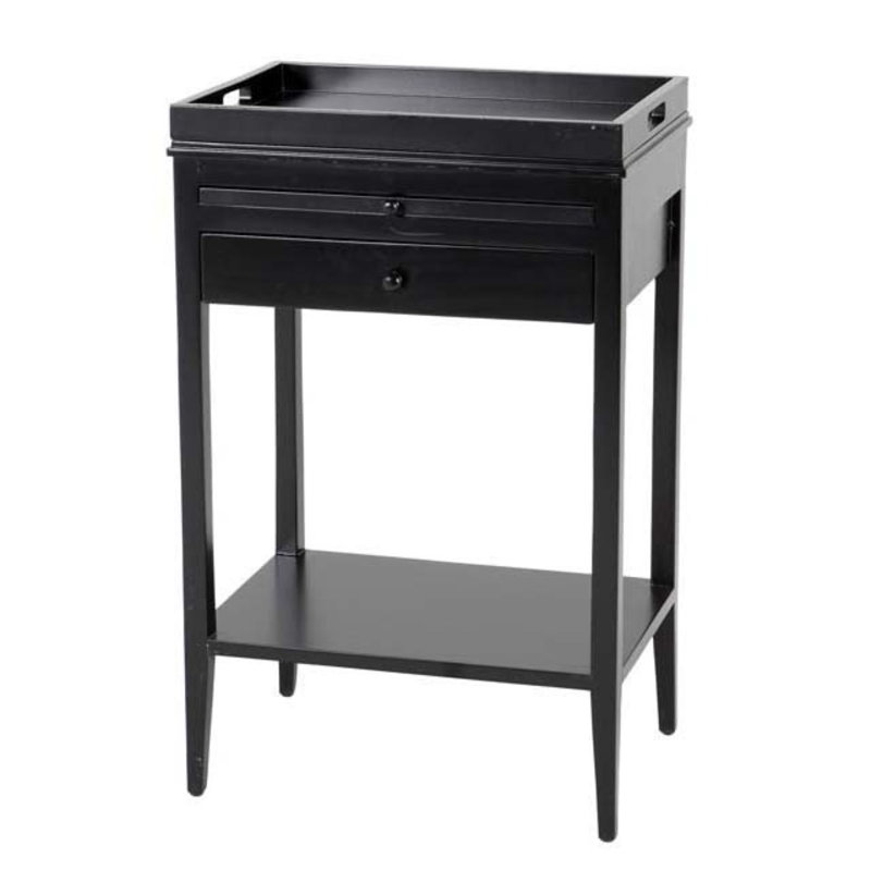 Broomer Solid Wood End Table