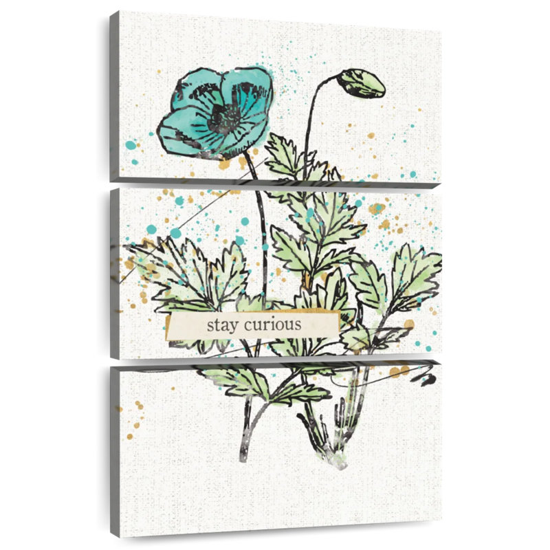 «Harnek Thoughtful Blooms Curious», H 23 po x l 14 po