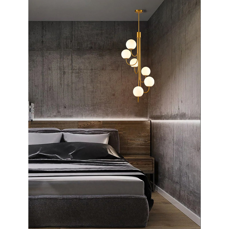 Itai 6 - Light Dimmable Modern Linear Chandelier