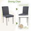 Ensemble de table de salle à manger 5 pièces en bois avec table carrée et 4 chaises rembourrées, avec décoration en cristal pour une expérience culinaire améliorée