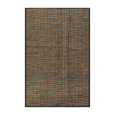 Tapis décoratif multicolore à motif abstrait
