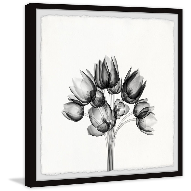 Tulip Bundle - Single Picture Frame Painting, 81cm H x 81cm W x 3.81cm D