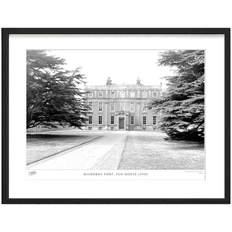 Milborne Port, Ven House C1955 - Single Picture Frame Print, 45cm H x 60cm W x 2.3cm D
