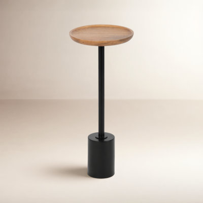 Armengol Solid Wood Tray Top End Table