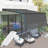 Canopee Electric Retractable Patio Awning with Protective Case Remote Control, Gray-99214329