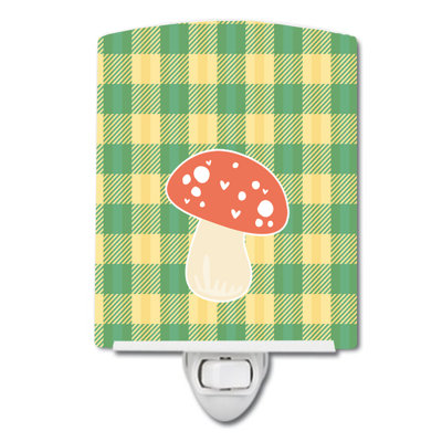 Mushroom Ceramic Night Light