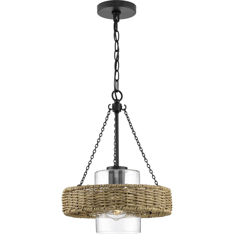 Luminaire suspendu d'extérieur à une lumière 18,5 po