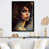 Impression noire sur toile encadrée sélectionné
