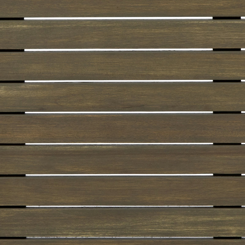 Table basse et causeuse Samwell, Coussin gris foncé / structure en bois