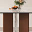 Fine Quality Rock Slab Ash Wood Acrylic Table-108642911