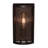 Jacorian Steel Flush Mounted Sconce