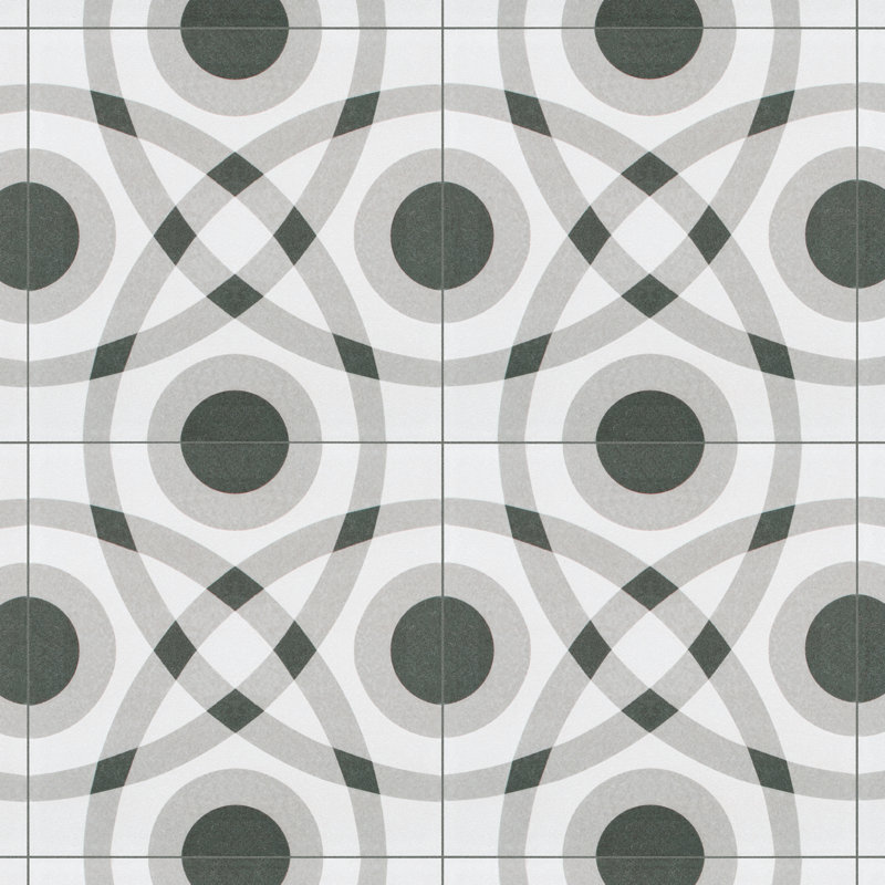 Twenties 8" x 8" Ceramic Wall & Floor Tile