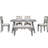 Dining Set with Bench Dining Table with Bench Farmhouse Table and Bench Set Dining Table Set