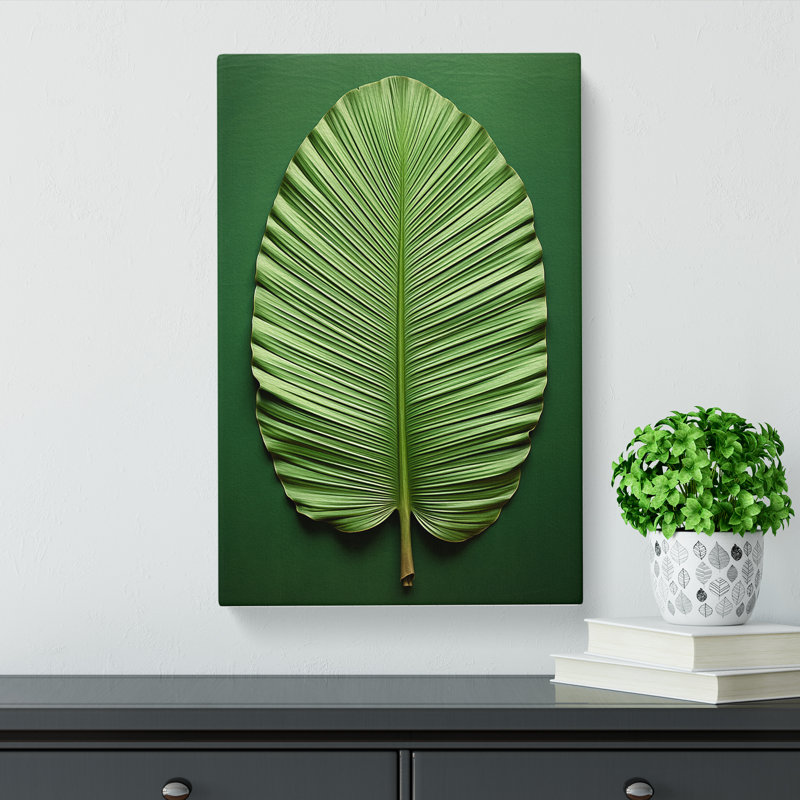 Palm Leaf Conceptual - No Frame Print, 50cm H x 35cm W x 3cm D