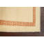 Tapis beige noué à la main de conception unique 3 pi 2 po x 5 pi 2 po