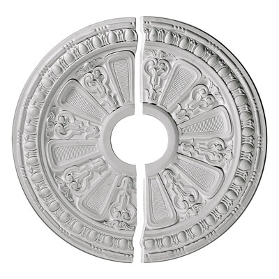 Médaillon de plafond H 17,63 po x l 17,63 po x 0,88 po Raymond
