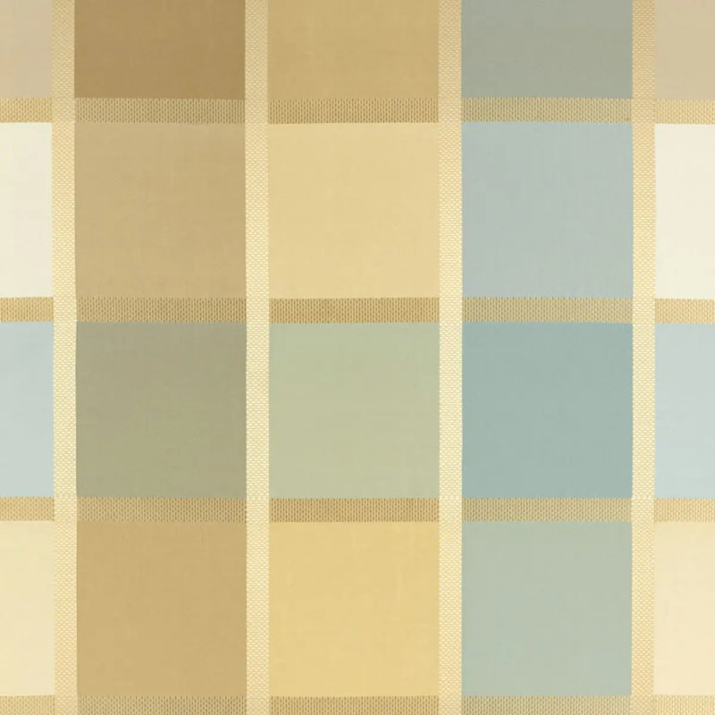 Navsari Silk Plaid Fabric, Blue