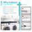 Kaboon Washer Dryer Countertop With Edge Rails, 28" X 58"-112586625