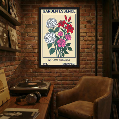 Plantes et fleurs, essence de jardin, botanique naturelle, Budapest, 1947
