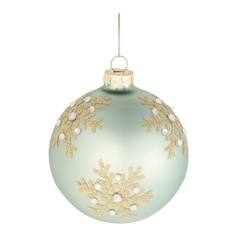Boules de verre vertes
