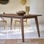 Esmée Walnut Wood Dining Table