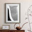 Noir et blanc abstrait I encadré mat de qualité supérieure - prêt à être accroché-897491201-897491200