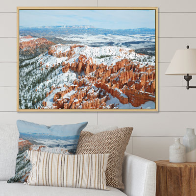 «Bryce Canyon Utah in Winter», reproduction sur toile