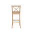 Fairbairn X Back Stool with Sold Wood Frame-98537533-46030226